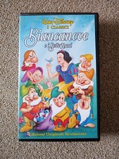 I classici BIANCANEVE E I SETTE NANI (maggio 1994) VHS Walt Disney Originale