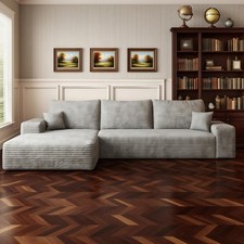 Divano componibile in velluto