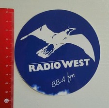 Aufkleber/Sticker: Radio West