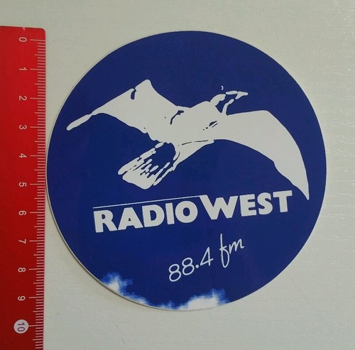 Aufkleber sticker radio - aufkleber/sticker:, west