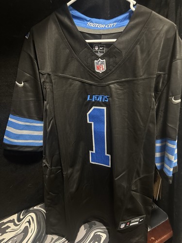 Maglia nera uomo detroit - maglia, lions