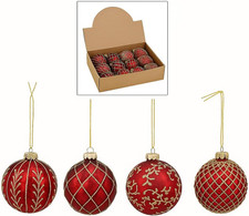 MC - Set Di 12 Palle Di Natale