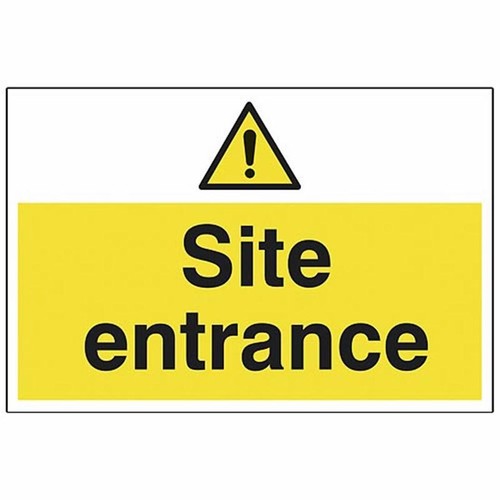 Insegna ingresso sito - insegna,
