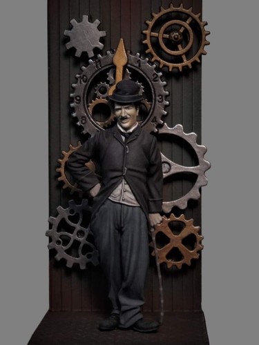 Charlie chaplin 75mm scale - charlie, in