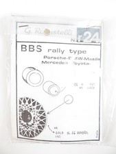 Set Cerchi 1:43 Robustelli BBS Rally Type Porsche BMW Mazda MB Toyota R24