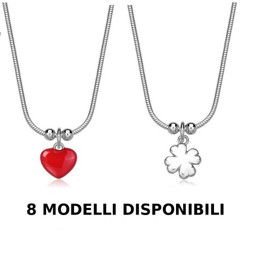 Collana donna acciaio sagapo - donna,