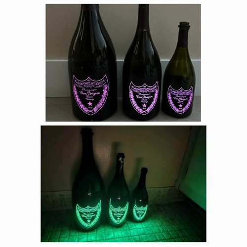 Empty dom perignon bottle - dom,