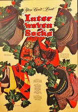 Pubblicità Stampa Collezione Natale Inter Tessuto 1948