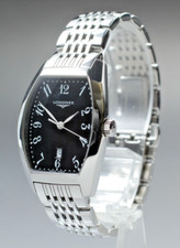 Longines Evidenza L2.155.4 Donna 25mm Quarzo Quadrante Nero Data Full Set Sca...