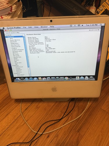 Apple imac 16ghz - 20", core