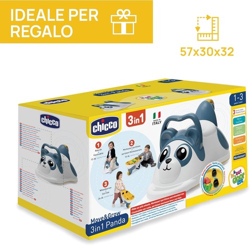 Chicco panda cavalcabile - cavalcabile, 3in1