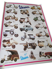 VINTAGE VESPA POSTER 60s