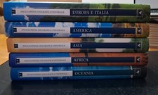 Enciclopedia geografica universale Mondadori, tutti cinque i volumi