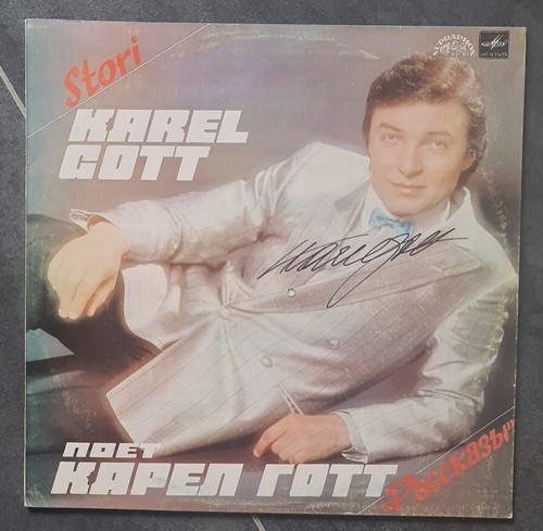 Autografo vinile karel gott - autografo,