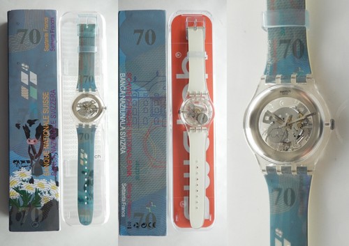 Swatch septante blue suoz181 - blue,