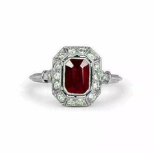 Art Deco Style 2.50Ct Ruby