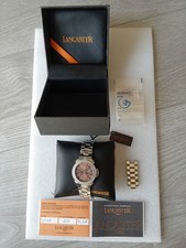 Orologio LANCASTER con 112 diamanti veri 0.57 carati - ref. 0348 Diamond Pillo