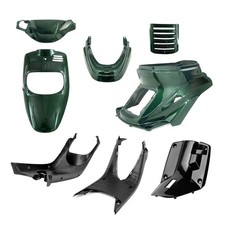 Kit Carene TNT 8 Pezzi Verde Giaguaro Nero MBK BOOSTER SPIRIT 50 1995-2003
