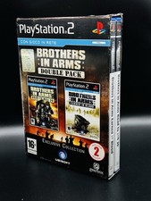 Brothers in Arms Double Pack BOX PS2 PLAYSTATION 2 pal italiano 🇮🇹