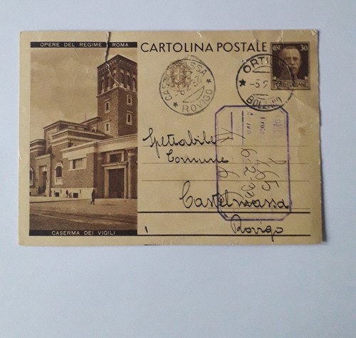 Cartolina postale del regno - cartolina,