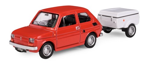 Fiat 126p maluch rosso - fiat, +