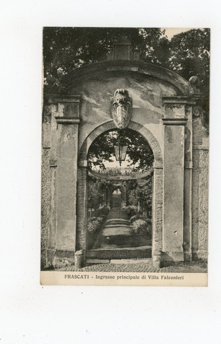 Cartolina frascati villa - cartolina,