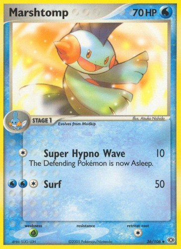 Pokemon marshtomp - marshtomp, (36/118)