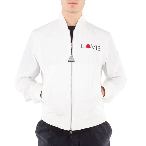 Giacca bomber moncler bianco - moncler,