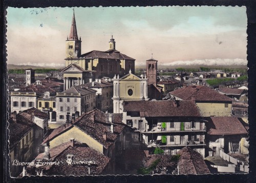 Cartolina livorno ferraris - livorno,