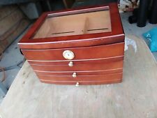 Umidificatore per Sigari Cubani con 3 umidificatori e igrometro LEGGI CONDIZIONI