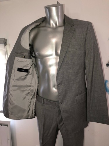 Abito estate grigio hugo - hugo, boss