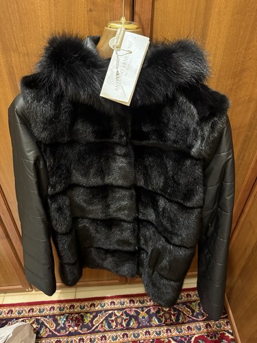 Pelliccia visone nero - visone,