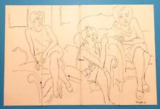 Due opere a stampa su alluminio di Lorenzo Ceregato in biglietto augurale, 1968