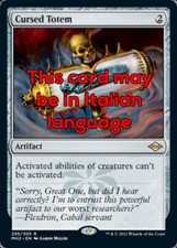 MTG CURSED TOTEM EXC - TOTEM