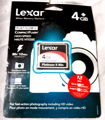 Lexar platinum compact - platinum, ii