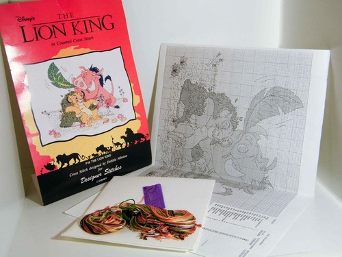 Kit punto croce disney re - a, "re