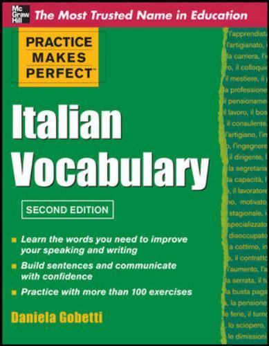 Italian vocabulary paperback - italian, vocabulary,