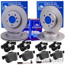 DISCHI FRENO ATE + PASTIGLIE ANTERIORI + POSTERIORI per MERCEDES CLASSE C W204 S204 C204