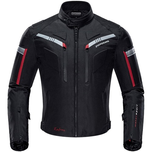 Giacca moto uomo impermeabile