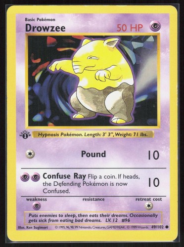 Drowzee 102 set - drowzee, base