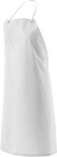 Grembiule  PVC bianco con pettorina cm 75x110  caseificio macelleria