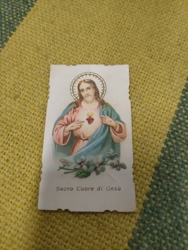 Santino sacro cuore gesù - ,