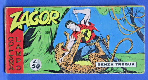 Zagor striscia collana lampo - collana,
