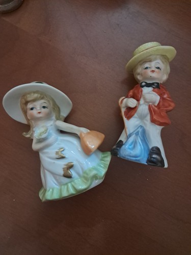 Coppia statuine ceramica - coppia,