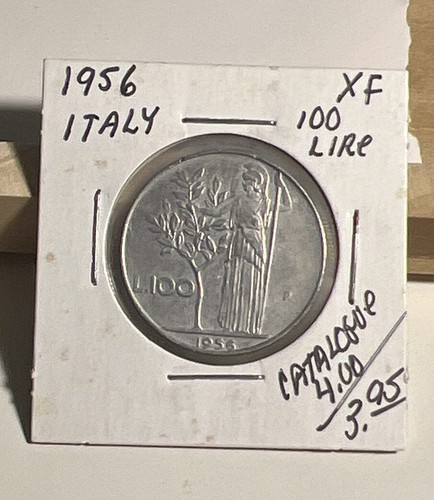 1956 italy 100 lire - italy,