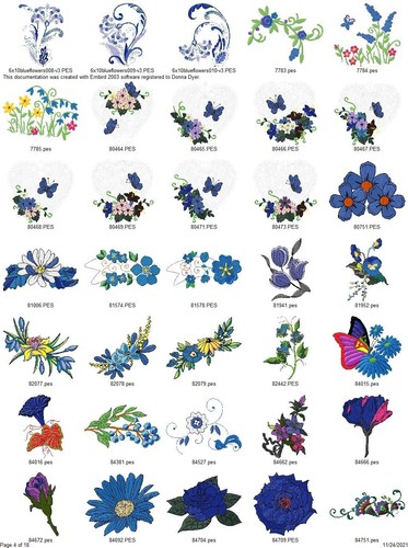 600 macchina ricamo - macchina, fiori