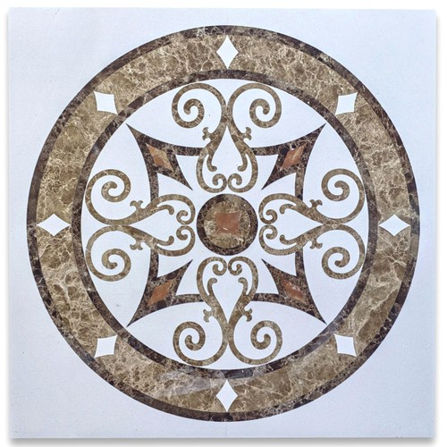 B9384p milano medaglione marmo - milano,
