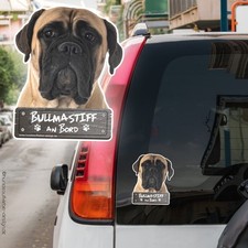 Adesivo Bullmastiff a bordo