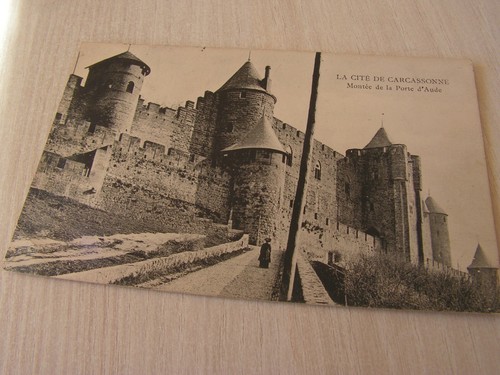 Cartolina carcassonne montata - cartolina,