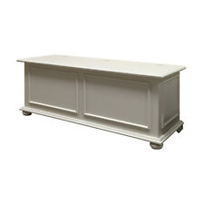 CASSAPANCA BAULE IN LEGNO AVORIO, 120*42*50 H